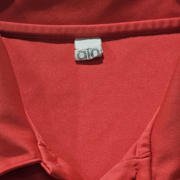 ALO men's Large Polo Performance Stretch Lot Of 2 Red & White. - Picture 6 of 9